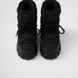 Re-Nylon gabardine après-ski boots