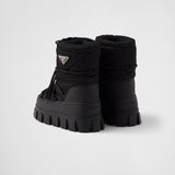 Re-Nylon gabardine après-ski boots