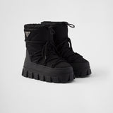 Re-Nylon gabardine après-ski boots