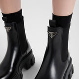 Monolith brushed leather Chelsea boots