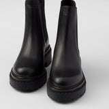 Double Chocolate leather Chelsea boots