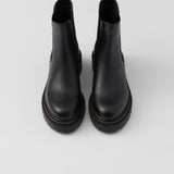 Double Chocolate leather Chelsea boots