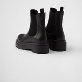 Double Chocolate leather Chelsea boots