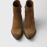 Suede booties