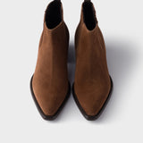 Suede booties