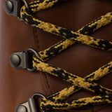 Leather laced booties