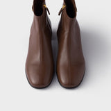 Nappa leather booties