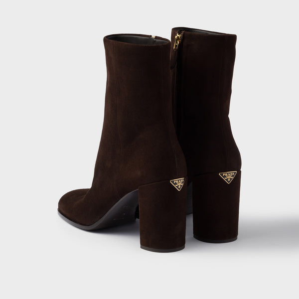 Suede booties