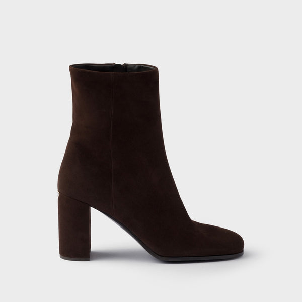 Suede booties
