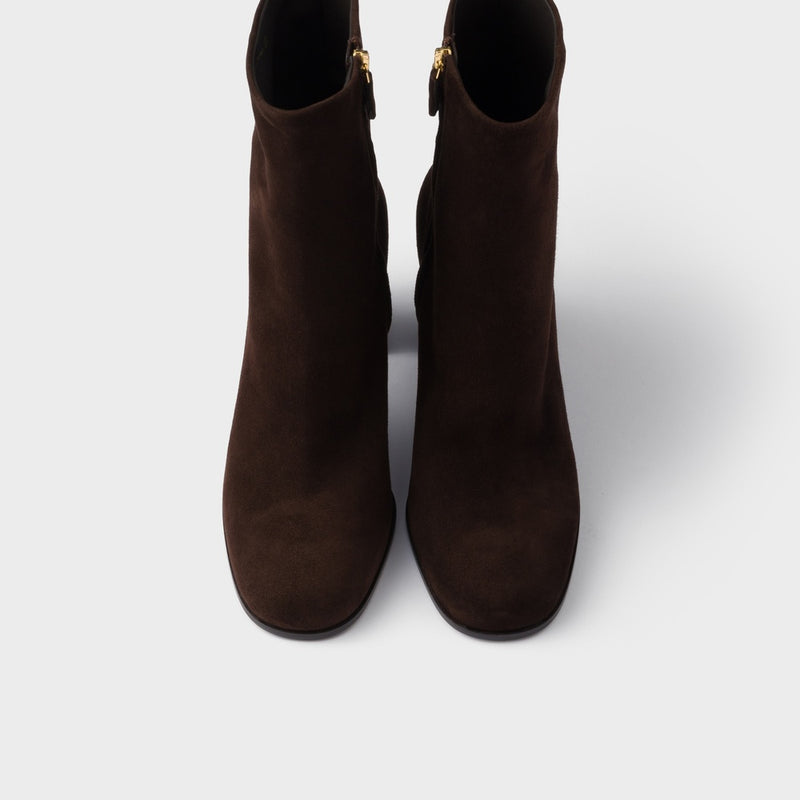 Suede booties