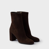 Suede booties