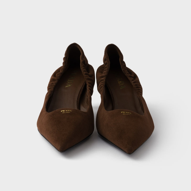 Suede pumps