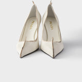 Antiqued leather pumps