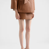 Antiqued leather pumps