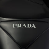 Brushed leather slingback pumps