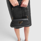 Patent leather slingback pumps