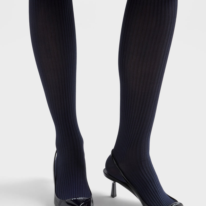 Patent leather slingback pumps