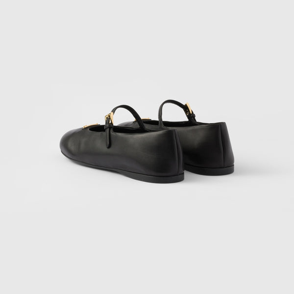 Nappa leather ballerinas