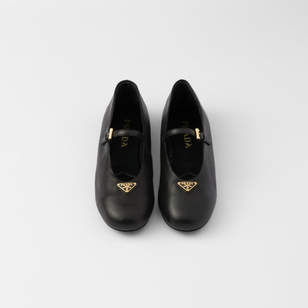 Nappa leather ballerinas
