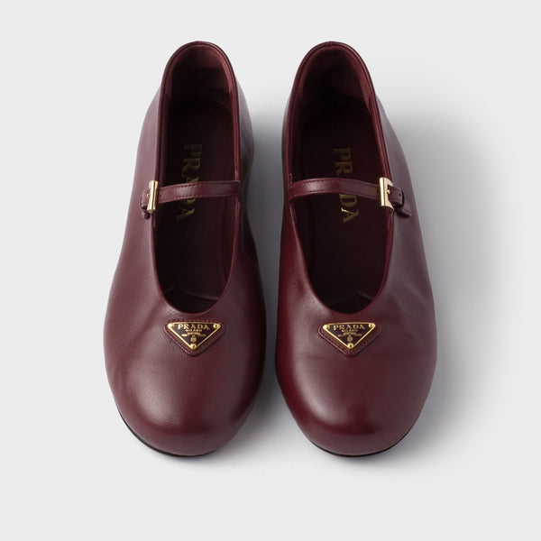 Nappa leather ballerinas