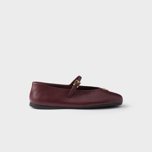 Nappa leather ballerinas