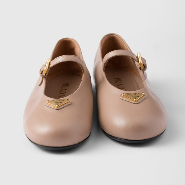 Nappa leather ballerinas