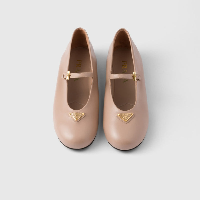 Nappa leather ballerinas