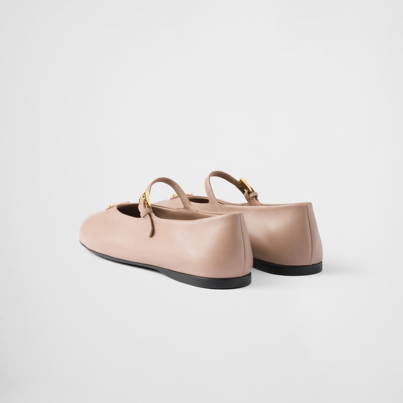 Nappa leather ballerinas