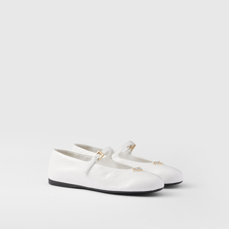 Naplak patent leather ballerinas