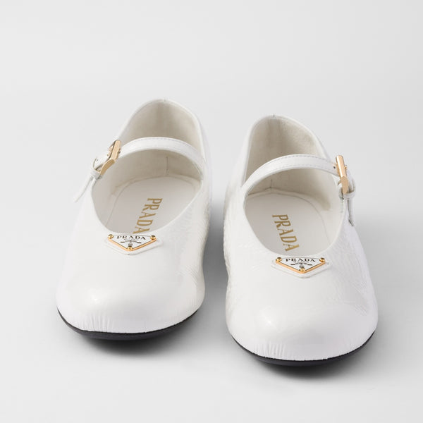 Naplak patent leather ballerinas