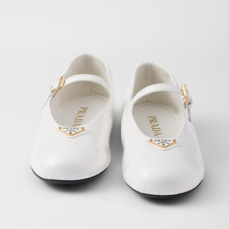 Naplak patent leather ballerinas