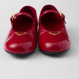 Naplak patent leather ballerinas