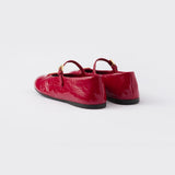 Naplak patent leather ballerinas