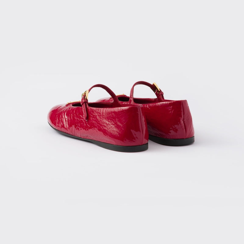 Naplak patent leather ballerinas