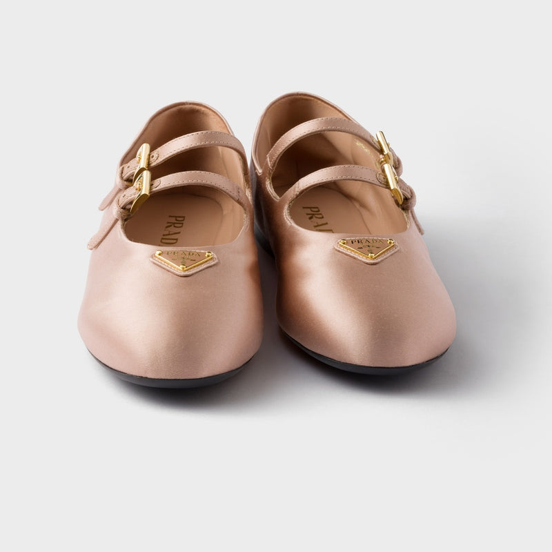 Satin ballerinas