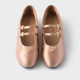 Satin ballerinas
