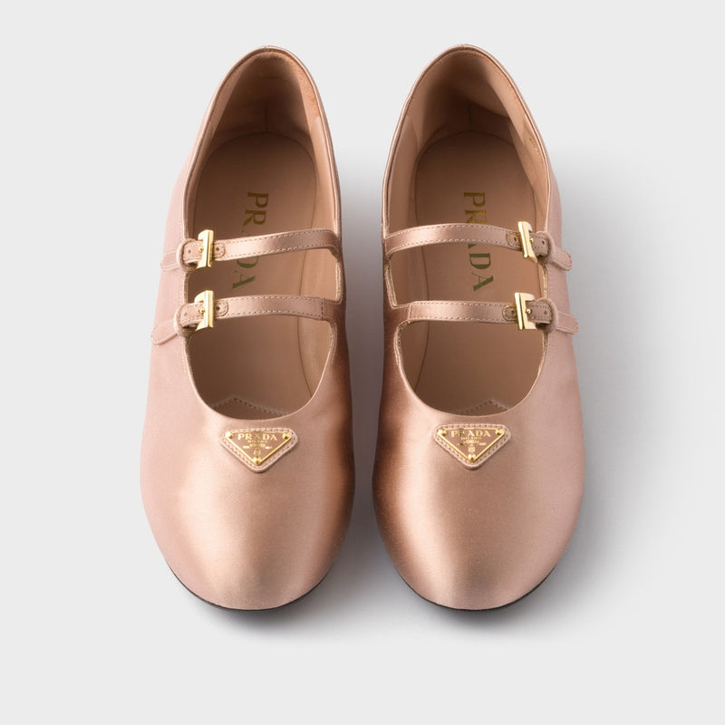 Satin ballerinas