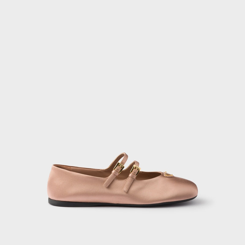 Satin ballerinas