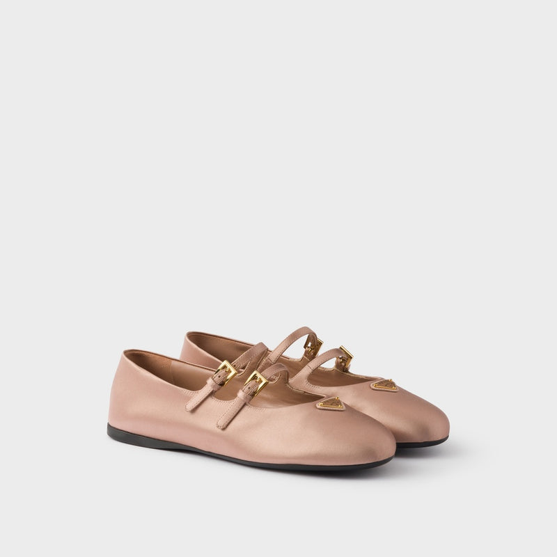 Satin ballerinas