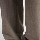 Satin and metallic leather pumps