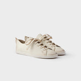 Antiqued leather sneakers