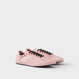 Collapse Re-Nylon and suede sneakers