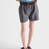 Collapse Re-Nylon and suede sneakers