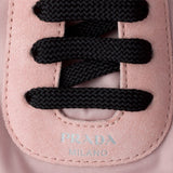 Collapse Re-Nylon and suede sneakers