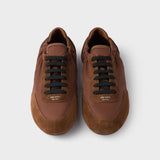 Collapse Re-Nylon and suede sneakers