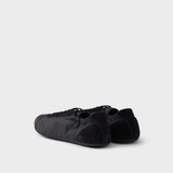 Collapse Re-Nylon and suede sneakers with metal toecap