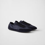 Collapse Re-Nylon and suede sneakers