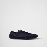 Collapse Re-Nylon and suede sneakers
