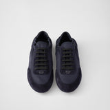 Collapse Re-Nylon and suede sneakers