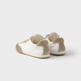 Nappa leather and suede sneakers